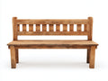 Banc de jardin - bois - 170x50x90 cm - bois naturel - classique rustique